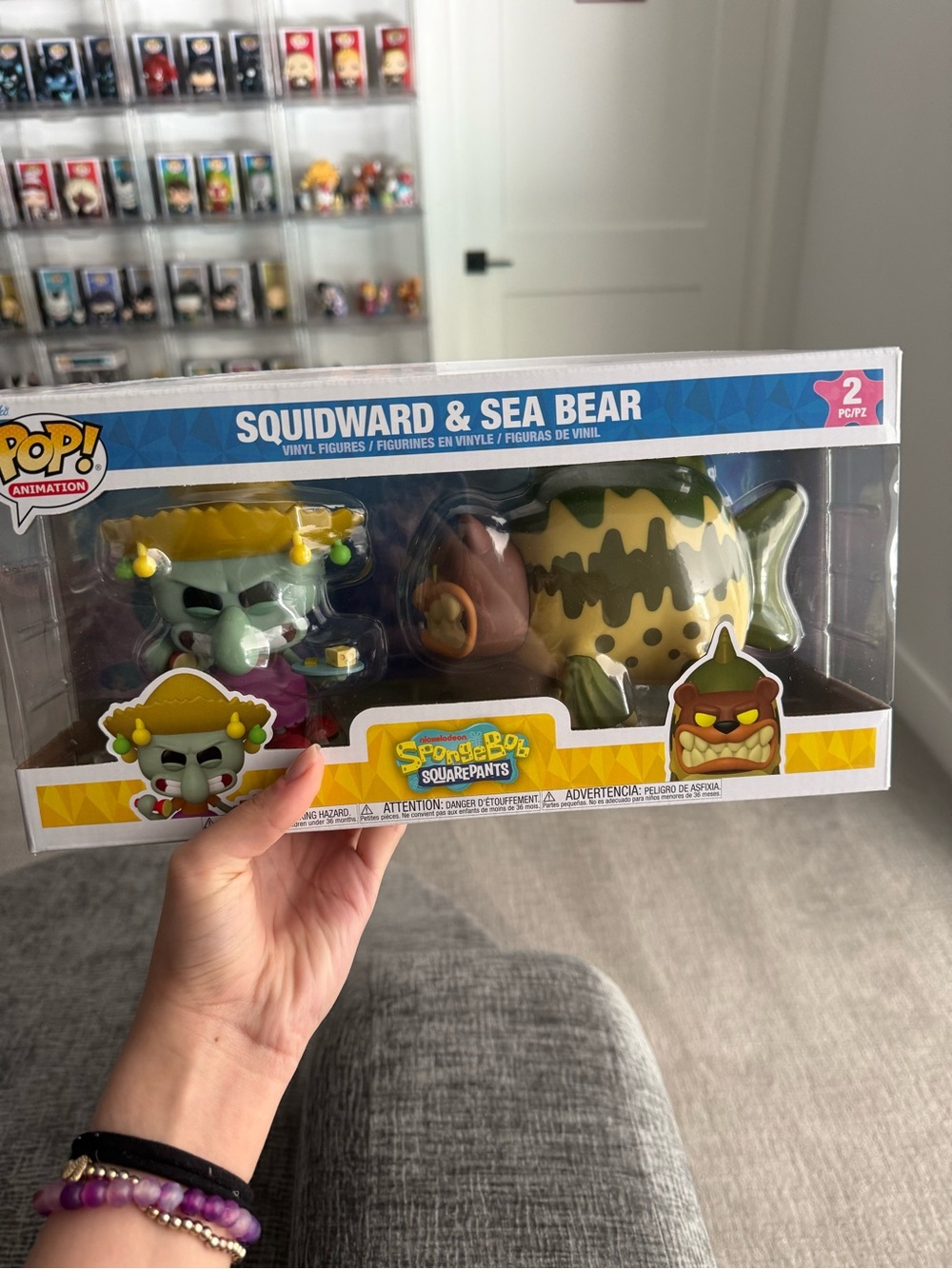Funko POP! Animation Spongebob Squarepants Squidward & Sea Bear (Box Damaged)